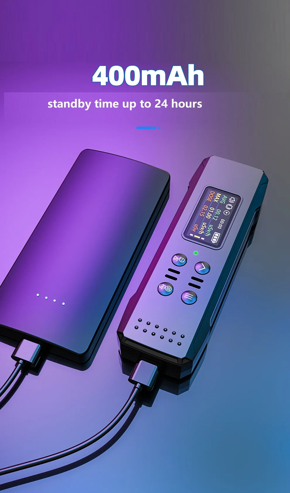 Radiation Detector Geiger Counter Nuclear Radiation Detector Alpha Beta Gamma X Ray Dosimeter Personal geiger counter - Image 5